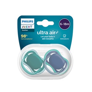 Philips AVENT Ultra Air Ортодонтични залъгалки зелени 6-18м 2 бр.