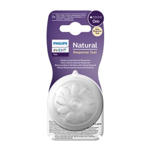 Philips AVENT биберон Natural Response поток 1 (0м) 2 бр. в комплект