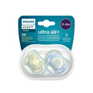 Philips AVENT Ultra Air Ортодонтични залъгалки слънце 0-6м 2 бр.