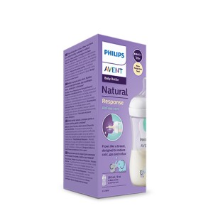 Philips AVENT бутилка Natural Response AirFree поток 3 260 ml, 1 м+ с биберон слонче