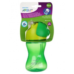 Philips AVENT Чаша със сламка 300 ml, 12 м+ зелена