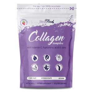 RealFood Collagen Complex хранителна добавка с вит. С, хиалуронова киселина и цинк 0.400 кг