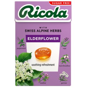Ricola Черен бъз билкови бонбони без захар 0.040 кг
