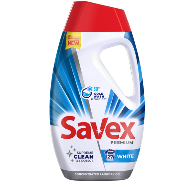 Savex течен 2в1 за бяло пране 