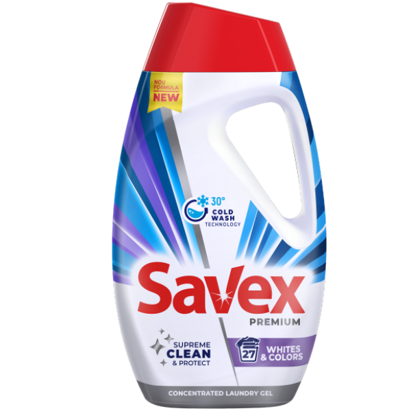 Savex течен за бяло и цветно пране 