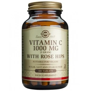 Solgar Vitamin C с шипка 1000mg капсули 100 бр.