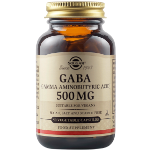 Solgar GABA аминокиселини 500mg капсули 50 бр.