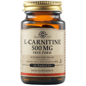 Solgar L-Carnitine 500mg таблетки 30 бр.