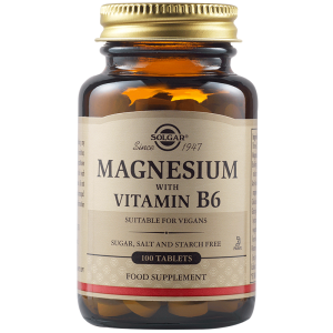 Solgar Magnesium с B6 таблетки 100 бр.