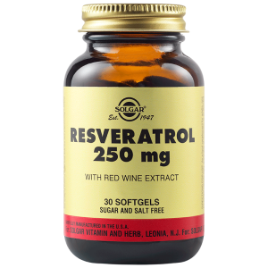 Solgar Resveratrol 250mg капсули 30 бр.