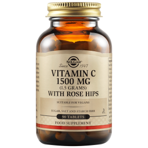 Solgar Vitamin C с шипка 1500mg капсули 90 бр.