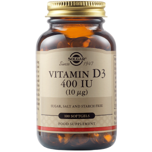 Solgar Vit D3 400IU таблетки 100 бр.