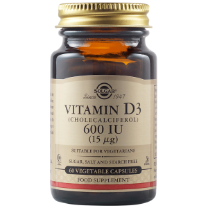 Solgar Vit D3 600IU таблетки 60 бр.