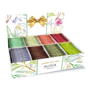 Veertea Premium Комплект със селекция от 8 висококачествени чая 200 бр.