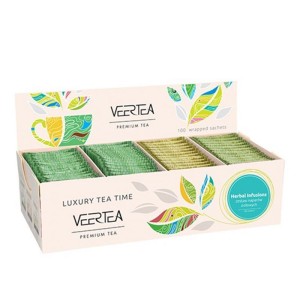 Veertea Premium Подаръчен комплект плодов чай 100 бр.
