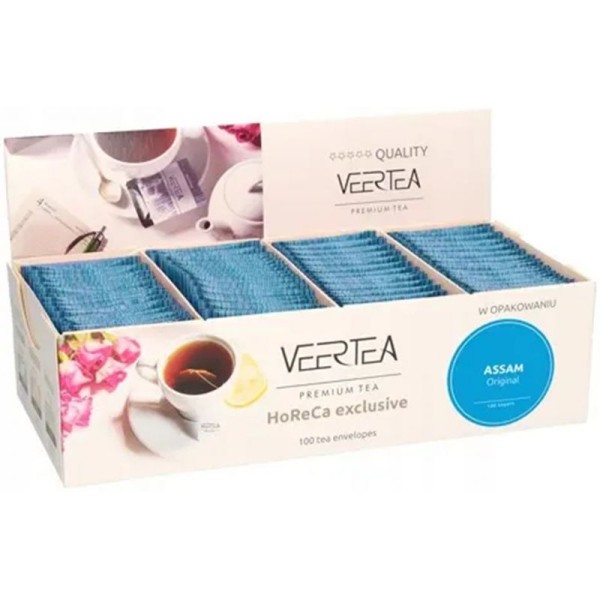 Veertea Premium Черен чай Асам 100 бр.