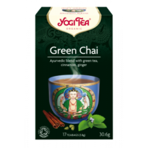 BIO Yogi Tea Зелен чай 17 пакетчета